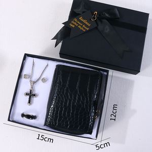 Men's Metal Eco-friendly Wallet Jewelry & <b>Gift</b> <b>Set</b> for Father's Day and Other Holidays - Product Image 6