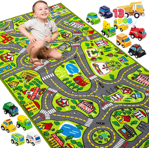 Tapis pour enfants de haute qualité, antidérapant, avec dos en caoutchouc, tapis de jeu doux pour la crèche, l'apprentissage des enfants, le salon - Product Image 1