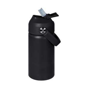 Borraccia Termica in Acciaio Inox Certificata LFGB, Senza BPA, 12oz, con Tappo Ribaltabile e Cannuccia in Plastica, per Bambini 6-12 Anni - Product Image 6