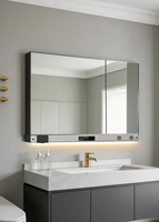 Système de contrôle intelligent pour miroir avec capteur PIR, prises multi-pays en aluminium de longueur personnalisée, certifié IP44/SAA/CE, ODM OEM