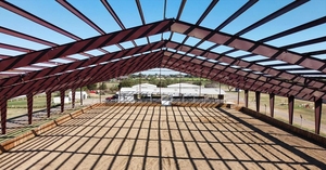 Venta caliente marco de metal estructura de acero almacén taller hangar edificio sin columnas medias - Product Image 3