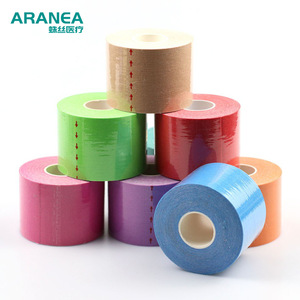 Cinta de kinesiología Aranea de 5 cm x 5 m, cinta deportiva reutilizable para soporte de rodilla y tobillo, uso en deportes al aire libre - Product Image 1