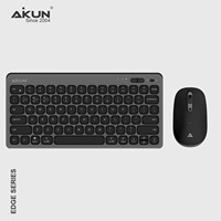 Aikun BT8331X, Combo Inalámbrico Delgado de 5.0 y 2.4 GHz, Ultrafino, Compatible con Windows, Listo para Oficina, Conecta 4 Dispositivos, Fácil Cambio