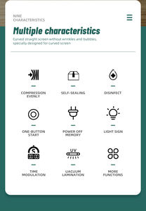 Tuoli เครื่องอบฟิล์มป้องกันหน้าจอ UV สำหรับ<span class=keywords><strong>โทรศัพท์</strong></span>มือถือ, เครื่องเคลือบฟิล์มกระจกแบบนิ่ม<span class=keywords><strong>หน้า</strong></span><span class=keywords><strong>จอ</strong></span>โค้งป้องกันการระเบิด - Product Image 6