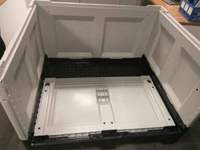 Palette de boîte logistique pliable en plastique de 1.2x1.0m