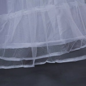 QUEENSGOWN Hotsale Stock Robe Sirène <span class=keywords><strong>Jupon</strong></span> 2 Cerceaux Blanc Avec Os <span class=keywords><strong>Sous</strong></span>-Vêtements pour Femmes Robe Sirène - Product Image 5