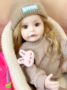 ล้างทําความสะอาดได้ Con Movimiento Dark เป็นสาว 45 ดูที่นี่ที่เคนยาวัวสีอ่อนตะกร้าขาวตุ๊กตาทารกเกิดใหม่ที่เล็กกว่า - Product Image 5