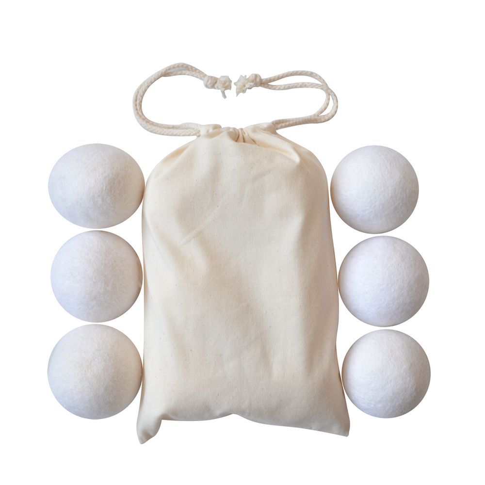 Высококачественные сушильные шарики из 100% новозеландской шерсти, органические экологически чистые шарики для сушки шерсти без ворса ручной работы