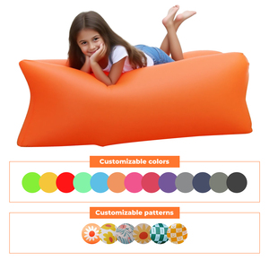 Kursi Santai Lipat Tiup Portabel untuk Istirahat Makan Siang di Luar Ruangan, Sofa Kasur Angin untuk Festival Musik - Product Image 3