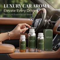 Diffuseur de parfum pour voiture à base de plantes, marque privée, huile parfumée en vrac, vente en gros, parfum frais, désodorisant automobile