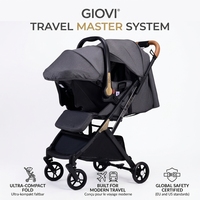Poussette bébé pliable de haute qualité, pliage à une main, système de voyage compact et léger, prix de gros