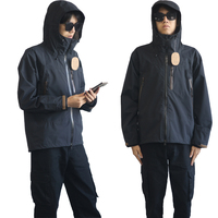 Marque de créateur Vêtements de luxe Vêtements de sport imperméables d'extérieur de haute qualité pour hommes Coupe-vent coupe-vent Imperméable Veste avec capuche