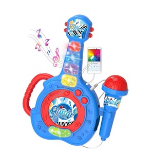 JOYSUN Speelgoed Kinderen STEM Educatief Speelgoed Mini Plastic Elektronische Gitaar Muziekspeelgoed met ABS Sensor 5 Scales - Product Image 5
