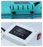 Presse à chaud semi-automatique électrique de haute qualité, facile à utiliser, pour petites entreprises, à poste unique, à plat, pour transfert thermique - Vente en gros