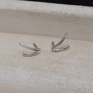 Wenchi 5 paires de perles en argent S925 polyvalentes en forme de moustaches de chat, accessoires de bricolage, style baroque, apprêts de bijoux, modèle 13016 - Product Image 4