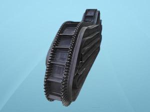 Oluklu yanak konveyör bant özel kesme kauçuk konveyör bant - Product Image 5