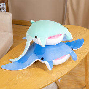 Hot Manta Pluche Speelgoed Schattige Rustgevende Ray Skate Pijlstaartrog Vis Knuffel Dier Poppen Zwemdieren <span class=keywords><strong>Aquarium</strong></span> Mascottes Kussens - Product Image 1