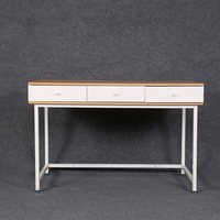 Bureau de direction moderne et simple à une place, mobilier de bureau pour PDG, mobilier de bureau pour employés avec panneau en bois, idéal pour le salon