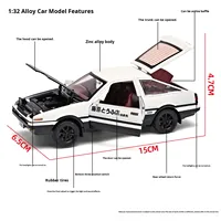 1:32 untuk Bingkai Gambar Gantung Model Mobil Alloy 3D untuk Dekorasi Rumah, Bar, Kafe, Kantor