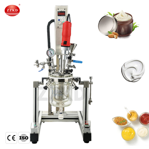 1l emulsifier mixing <b>tank</b> with <b>heater</b> mixing <b>tank</b> raw materials of lotion - Product Image 5
