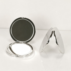 Custom Logo Metal and <b>Mirror</b> Featuring Portable Travel <b>Compact</b> <b>Mirror</b> for Corporate Promotions and Brand Campaigns - Product Image 1