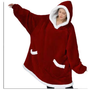 새로운 게으른 풀오버 잠옷 여자의 열 의류 양고기 양모 TV 담요 포옹 까마귀 TV 제조 업체 차가운 의류 - Product Image 2