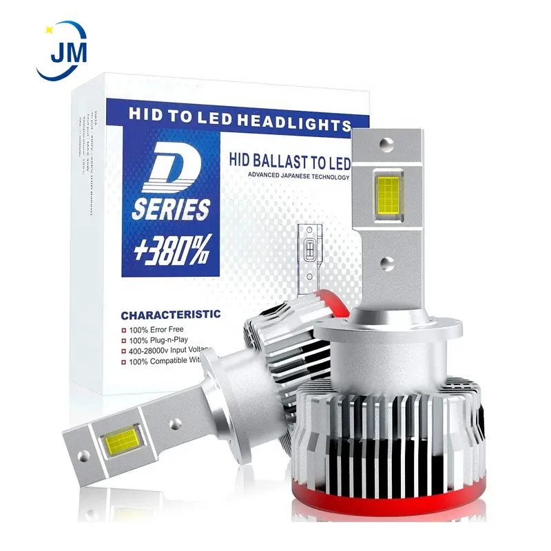 Hot Sale Upgrade 380% Super Brigh D2S HID Lampu D1S Lampu LED 35W 4300lm Lampu Led D3s D4s Led kit Konversi untuk Proyektor