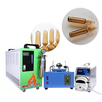 Machine de scellage semi-automatique professionnelle 2026 à double flamme électrique HHO pour ampoules cosmétiques en verre