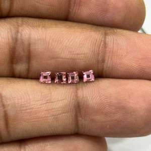 Pierres précieuses de tourmaline rose pour bébé Pierres de tourmaline roses calibrées en vrac faites à la main - Product Image 3