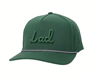 Gorra Snapback Personalizada de Alto Rendimiento, Impermeable y Transpirable, con Logotipo OEM de PVC, Gorra de Golf de 5 Paneles, Gorra de Béisbol con Cuerda y Perforaciones - Product Image 1
