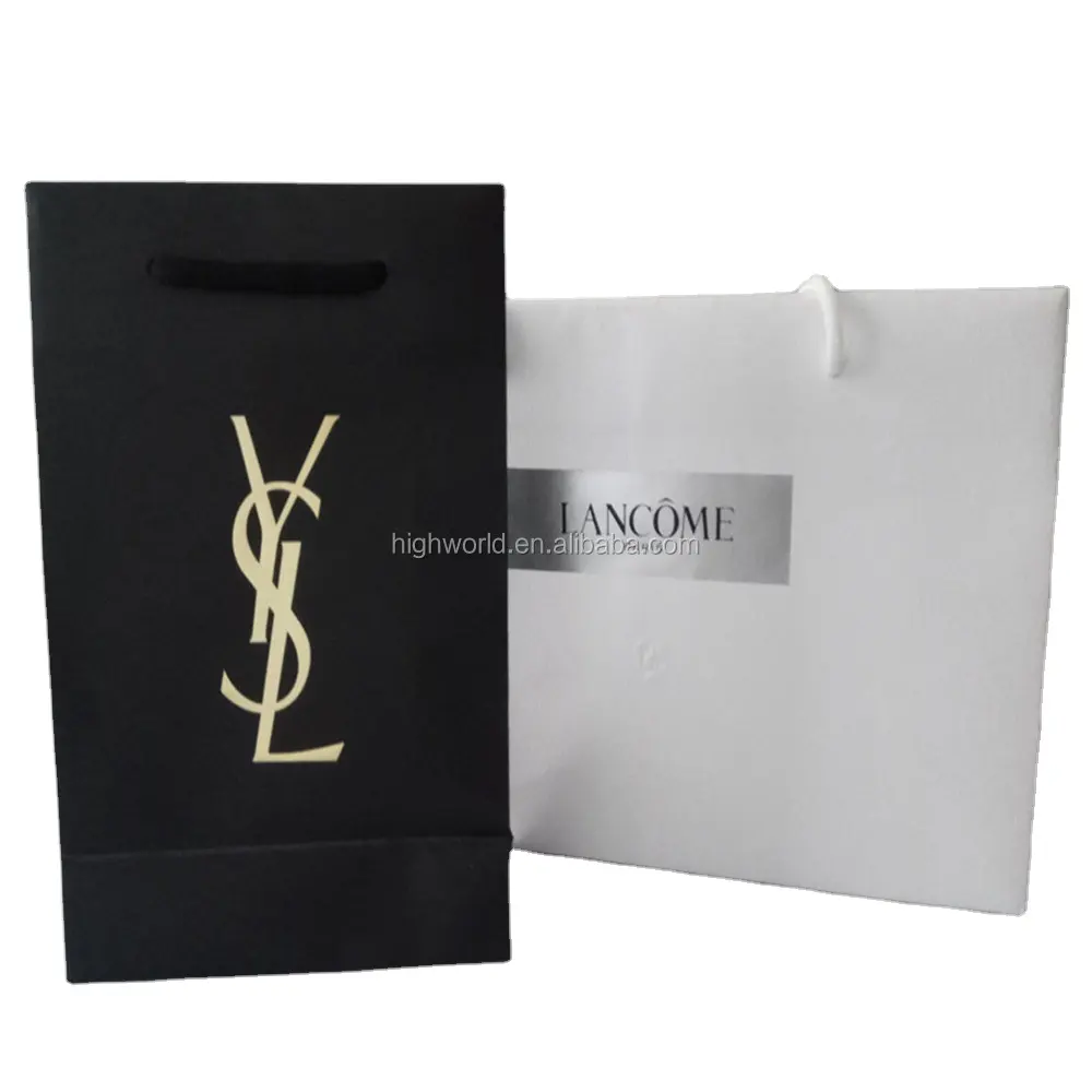 Qingdao good quality fancy printed paper packaging gift bag with logo