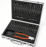 Outils de serrurerie automobiles Lishi durables et professionnels, 32 pièces, conçus pour un travail précis sur les serrures de porte, compatibles avec toutes les marques