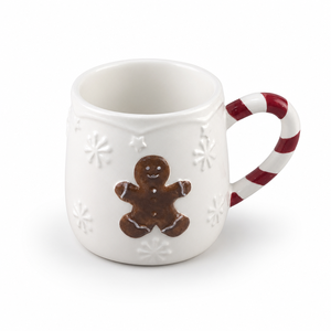 <span class=keywords><strong>Taza</strong></span> de Cerámica Personalizada con Diseño de Hombre de Jengibre Navideño, 16 oz, <span class=keywords><strong>para</strong></span> Sublimación, Regalo Navideño - Product Image 1