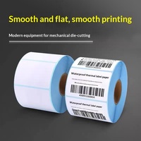 Penjualan Langsung Pabrik Lvyin BQZ001 Kertas Label Barcode Perekat Termal Tahan Tiga Kondisi 40x30mm Kertas Tahan Air dan Minyak