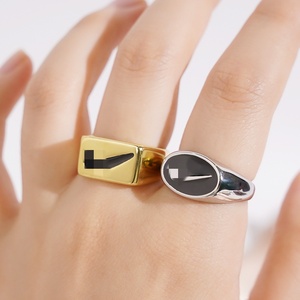 Low Price Stocked Hip-Hop Couple <strong>Rings</strong> - Personalized, Fashionable, Retro, <strong>Statement</strong> Finger <strong>Rings</strong> for Couples, Party Lovers - Product Image 5