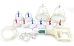 <span class=keywords><strong>Ventouse</strong></span> sous vide <span class=keywords><strong>jetable</strong></span>, gobelets en plastique pour thérapie hiama, avec outil de pompe, vente directe d'usine - Product Image 2