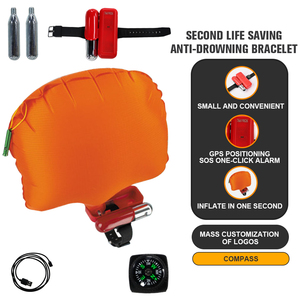 Braccialetto Gonfiabile di Emergenza per Prevenzione Annegamenti, Impermeabile IP68, Attrezzatura di Sicurezza Acquatica Salvavita - Product Image 5