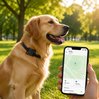Étui de protection en silicone personnalisé pour traceur GPS d'animaux de compagnie, support AirTag pour collier de chien ou de chat, idéal pour l'extérieur - Vente en gros