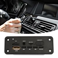 Module décodeur audio MP3/WMA/WAV 5V avec amplificateur 2*3W, radio USB sans fil, lecteur MP3 FM AUX TF pour accessoires de voiture