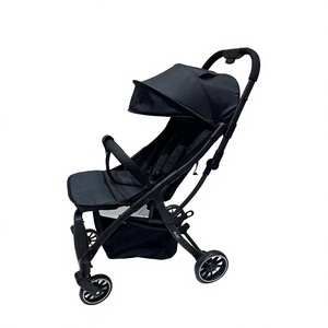Chaise haute moderne pour bébé avec roulettes, chaise de repas pliable pour tout-petit avec siège rembourré et harnais de sécurité pour restaurants / maison OEM - Product Image 6