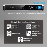 CEQSAFE Coffre-fort intelligent personnalisé avec application TUYA WIFI, antivol, pour armoire domestique, avec verrouillage par mot de passe et empreintes digitales, avec biometrie