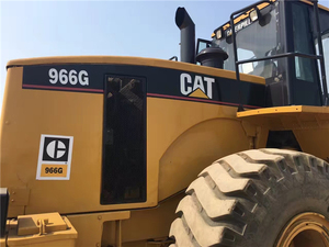 Chargeuse sur pneus Caterpillar 966G d'occasion, chargeuse frontale usagée pour travaux de construction routière et de stockage - Product Image 4