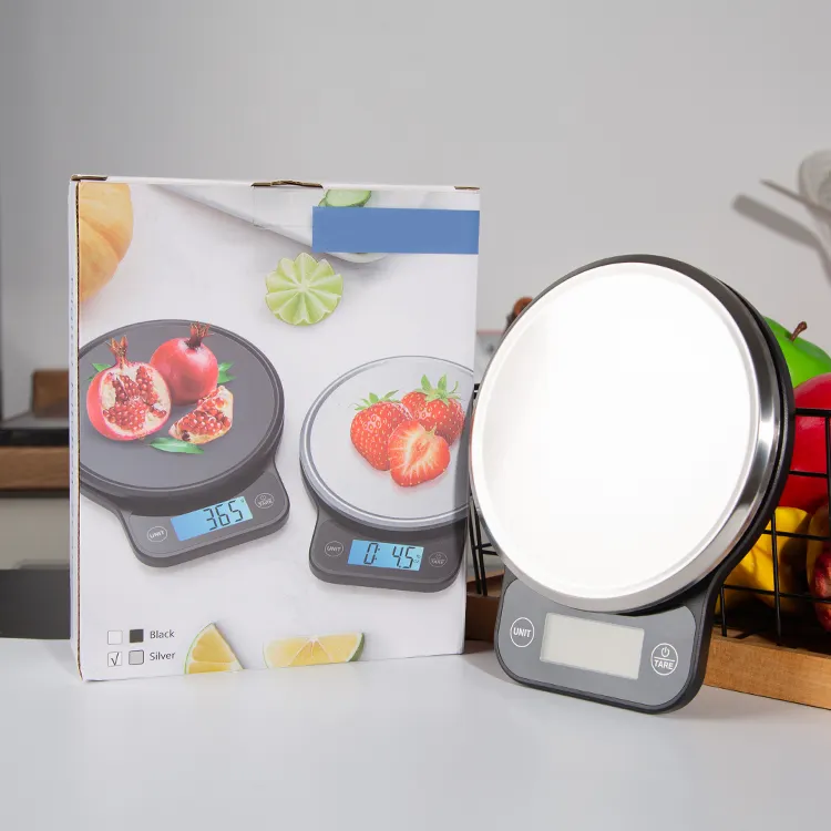 Gloway cucina domestica di alta qualità bilancia digitale portatile in acciaio inossidabile da 5kg con vassoio in scala