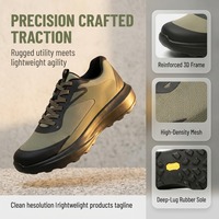 Sneakers basses pour hommes, respirantes, en mesh, antidérapantes, à lacets, avec logo personnalisé OEM, fabrication directe d'usine