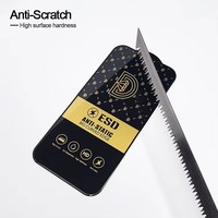 Accessoires pour téléphones pour iPhone 15 Pro Max 14 13 12 11 Xs 16 Pro Protection d'écran en verre trempé antistatique BigCover 0,4 mm