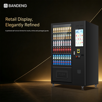 BANDENG 6610Pro 22T Elevador de Bebidas y Snacks con Capacidad para 54 SKU de Productos Mixtos, Dimensiones H1950mm x W1330mm x D920mm