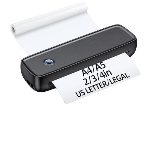 Portable A4 Wireless Thermal Printer for Android & IOS Mobile Printer