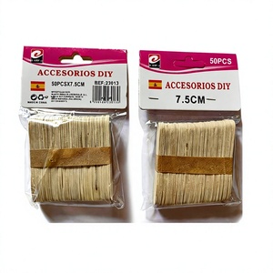 Cucchiaini in Legno Erpsl per Gelato 7,5 cm Colore Naturale 50 Pezzi Strumenti Fai-da-Te - Product Image 2