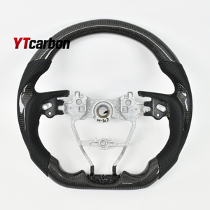 Volant de course personnalisé en fibre de carbone véritable YTcarbon pour <span class=keywords><strong>Musso</strong></span> Sports 18+ - Accessoires intérieurs de voiture - Product Image 5