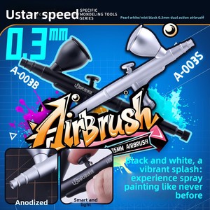 Aerógrafo <span class=keywords><strong>de</strong></span> Doble Acción Yousuda Modelo <span class=keywords><strong>Gundam</strong></span> A-003 con Boquilla <span class=keywords><strong>de</strong></span> 0.3mm, Versión Mejorada S-130, Tanque <span class=keywords><strong>de</strong></span> 0.5L, Conexión <span class=keywords><strong>de</strong></span> Aire <span class=keywords><strong>de</strong></span> 10mm, 1 Año <span class=keywords><strong>de</strong></span> Garantía - Product Image 5